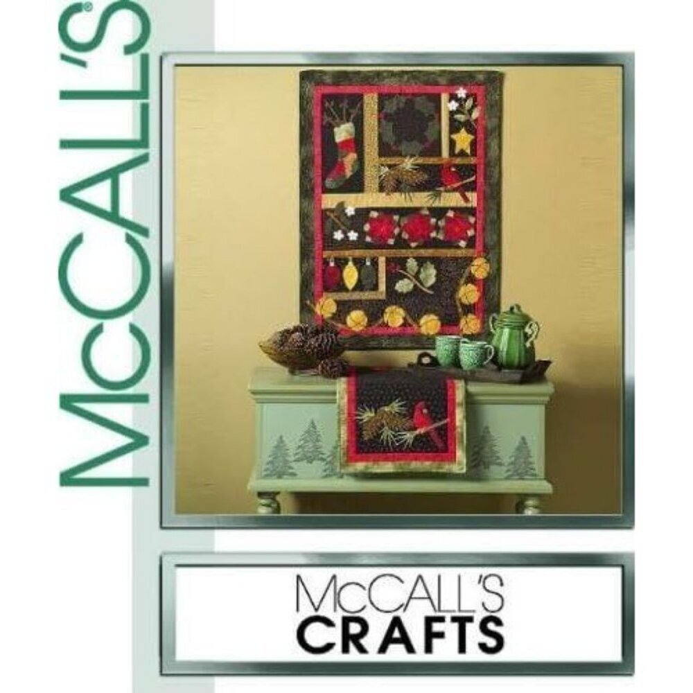 McCall's Crafts Sewing Pattern M4991 Quilt or Wall Hanging and Table Runner